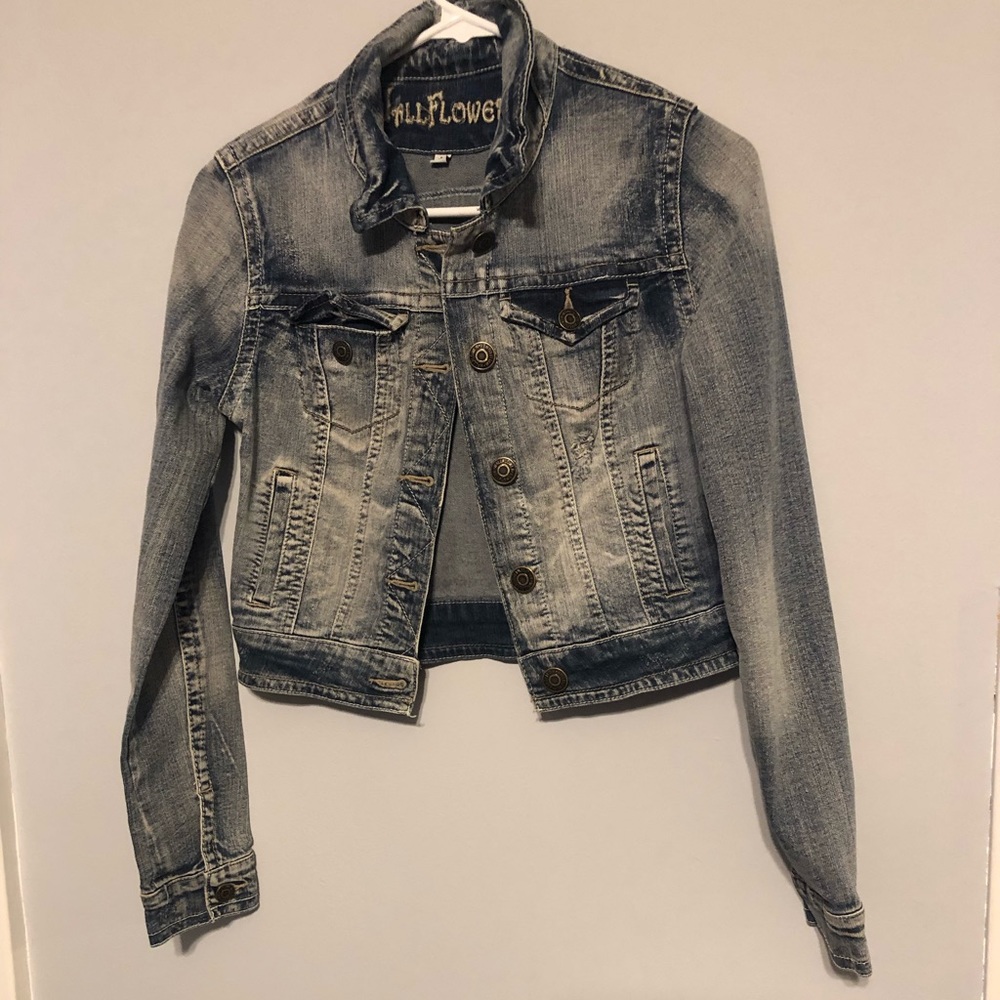 Wall Flower Denim Jacket